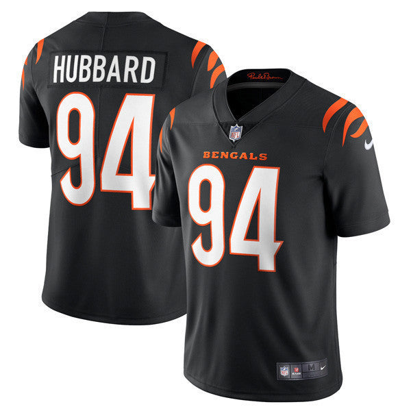 Youth's Cincinnati Bengals Player Vapor Limited Jersey - All Stitched - Black - Sam Hubbard — view 1