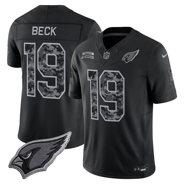 Arizona Cardinals 2026 Salute to Service Vapor Limited Jersey - All Stitched - Carson Beck — view 1