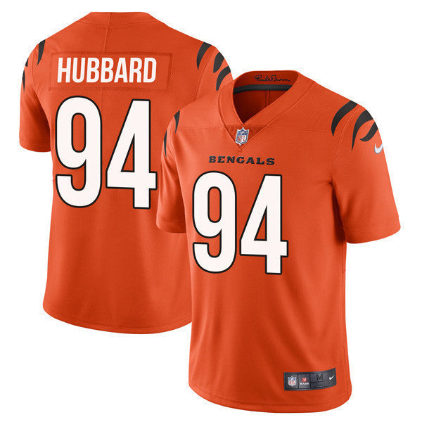 Youth's Cincinnati Bengals Player Vapor Limited Jersey - All Stitched - Orange - Sam Hubbard — view 1